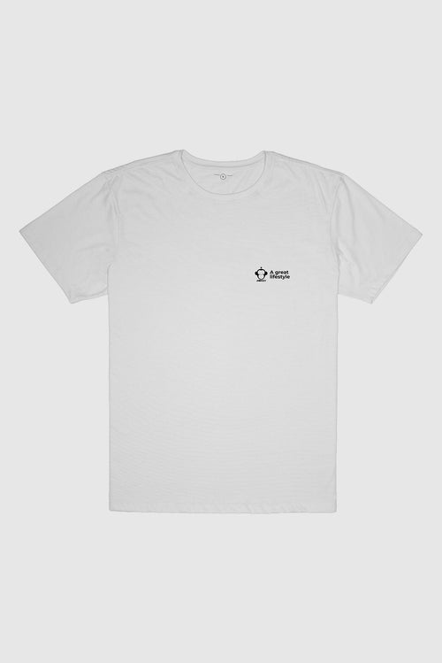 Camiseta A Great Lifestyle Branca