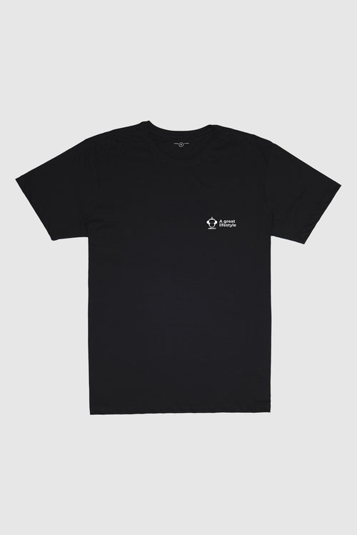 Camiseta A Great Lifestyle Preta