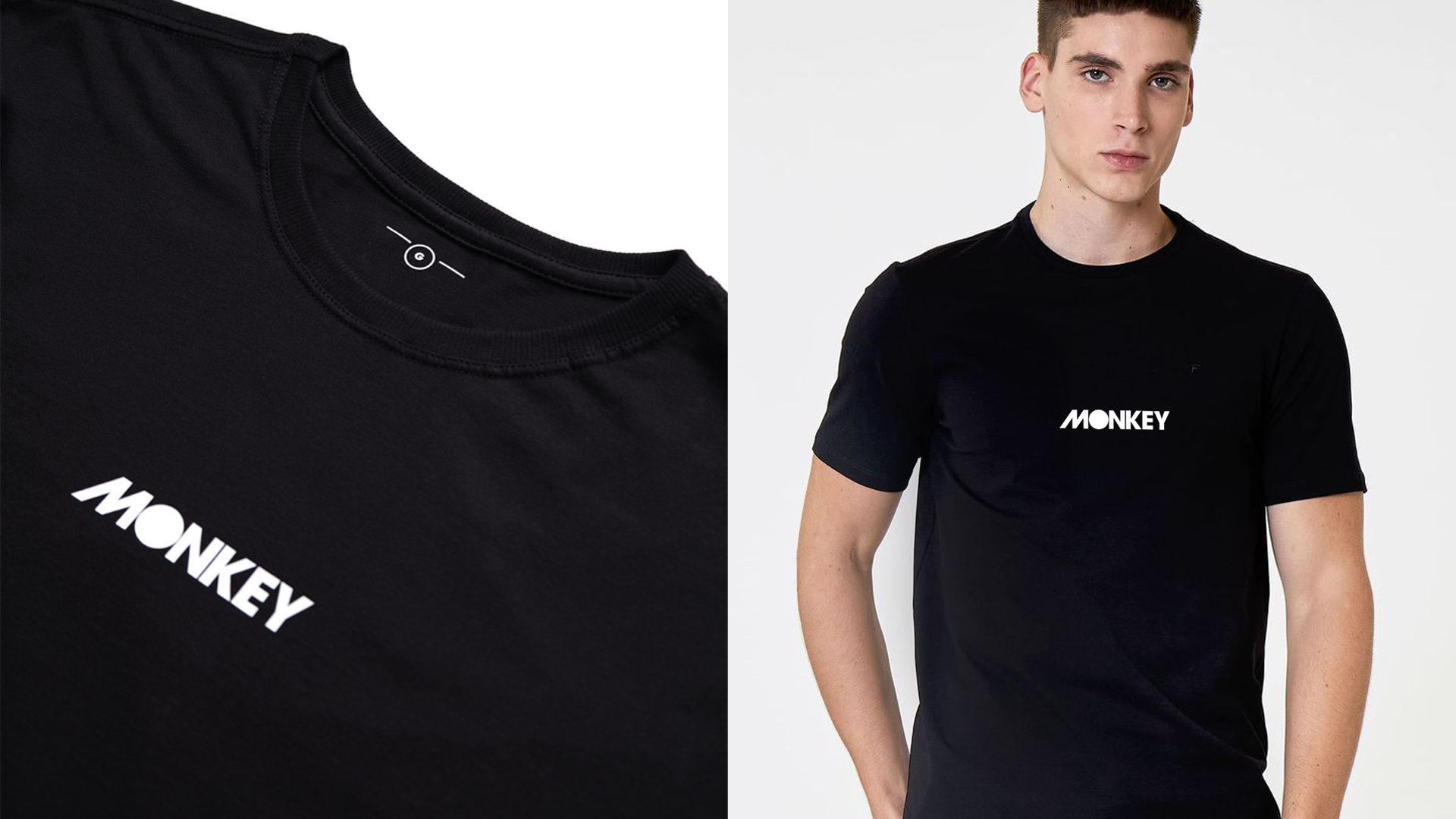 Camiseta Monkey Preta
