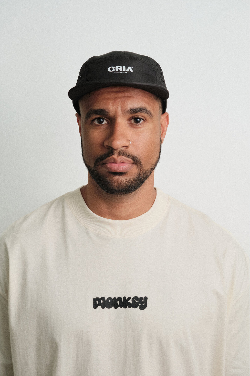 Boné 5 Panel Cria Cycling Black