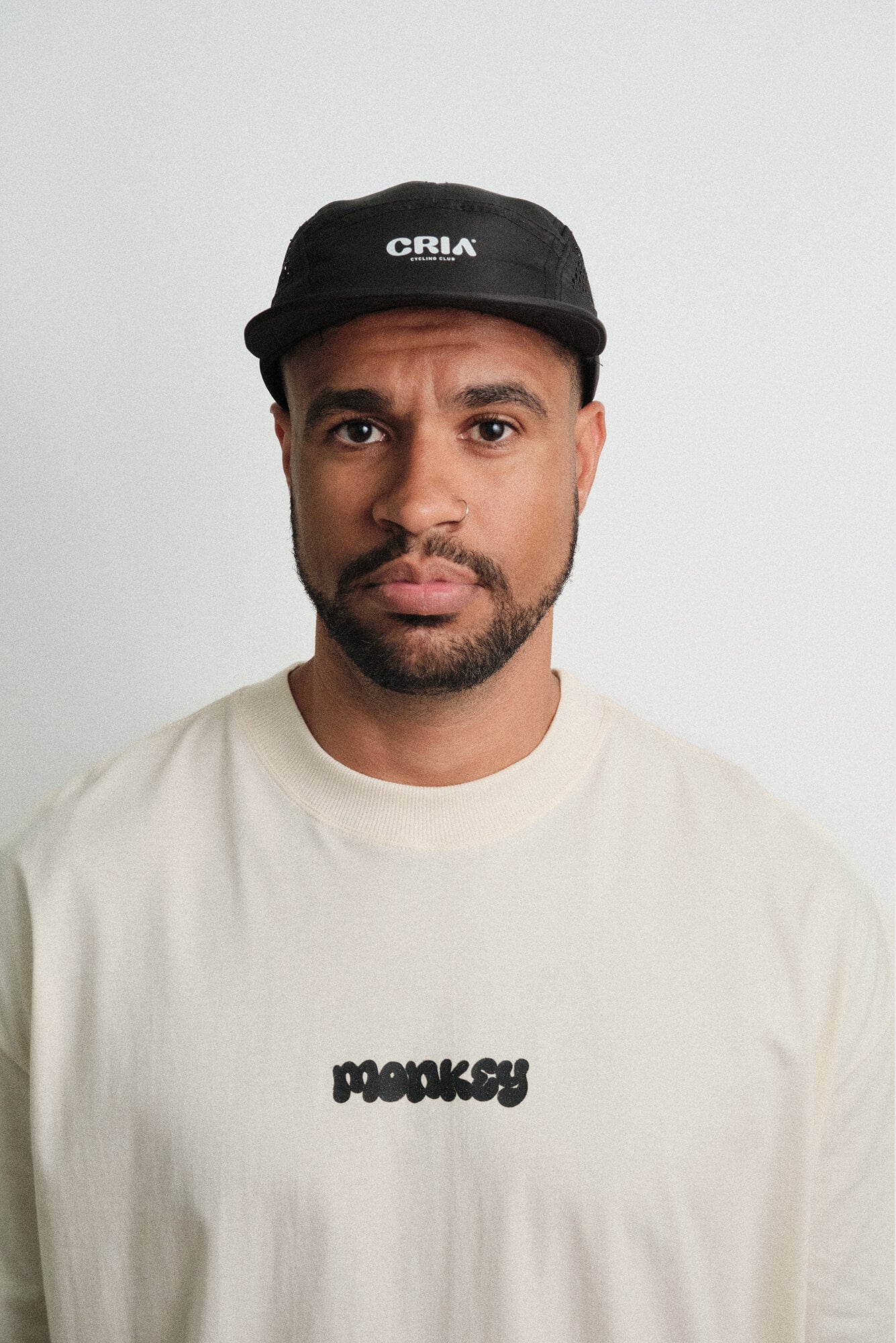 Boné 5 Panel Cria Cycling Black