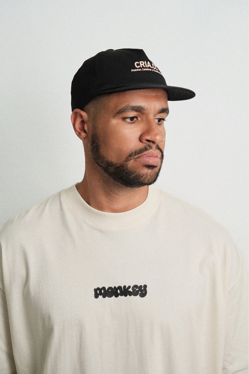 Boné Cria Cycling Pedalar Black